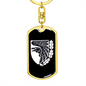 93rd Mechanized Brigade (Ukraine) v3 - Luxury Dog Tag Keychain