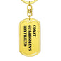 Coast Guardsman's Boyfriend - Luxury Dog Tag Keychain