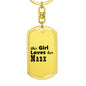 Manx - Luxury Dog Tag Keychain