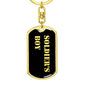 Soldier's Boy v2 - Luxury Dog Tag Keychain