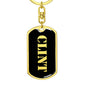 Clint v3 - Luxury Dog Tag Keychain