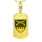92nd Mechanized Brigade (Ukraine) - Luxury Dog Tag Keychain