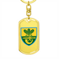 61st Jager Infantry Brigade (Ukraine) - Luxury Dog Tag Keychain