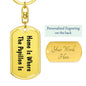 Papillon's Home - Luxury Dog Tag Keychain