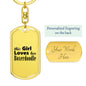 Boxerdoodle - Luxury Dog Tag Keychain