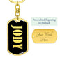 Jody v02 - Luxury Dog Tag Keychain