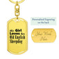 Old English Sheepdog - Luxury Dog Tag Keychain