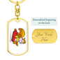 Squirrel - Luxury Dog Tag Keychain