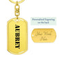 Aubrey - Luxury Dog Tag Keychain