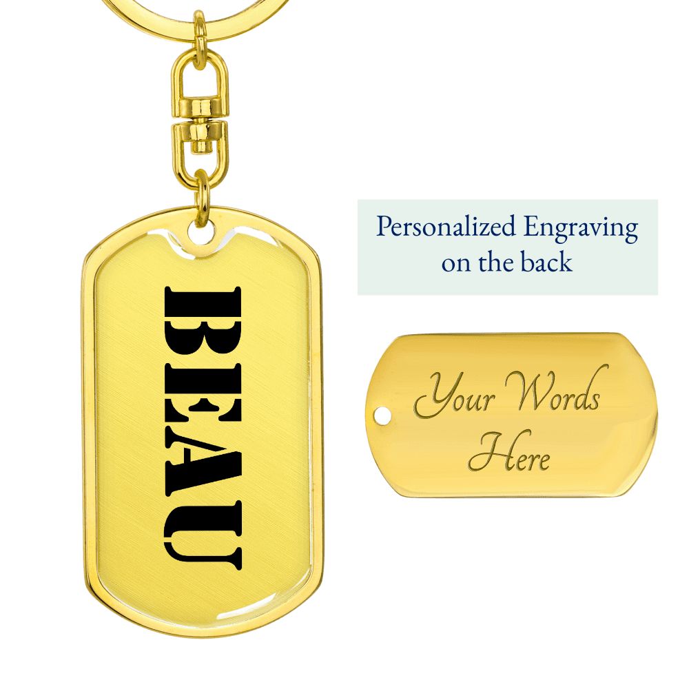Beau - Luxury Dog Tag Keychain