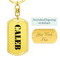 Caleb - Luxury Dog Tag Keychain