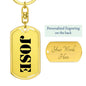 Jose - Luxury Dog Tag Keychain