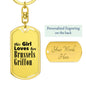Brussels Griffon - Luxury Dog Tag Keychain