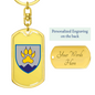 15th Mountain Assault Battalion (Ukraine) - Luxury Dog Tag Keychain