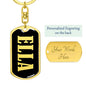 Ella v02 - Luxury Dog Tag Keychain