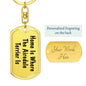 Airedale Terrier's Home - Luxury Dog Tag Keychain