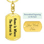 Borzoi's Home - Luxury Dog Tag Keychain