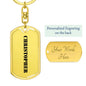 Christopher - Luxury Dog Tag Keychain
