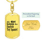 English Toy Spaniel - Luxury Dog Tag Keychain