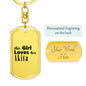Akita - Luxury Dog Tag Keychain