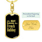 French Bulldog v2 - Luxury Dog Tag Keychain