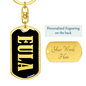 Eula v02 - Luxury Dog Tag Keychain