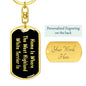 West Highland White Terrier's Home v2 - Luxury Dog Tag Keychain