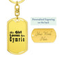 Cymric - Luxury Dog Tag Keychain