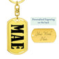 Mae v01 - Luxury Dog Tag Keychain