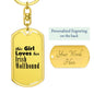 Irish Wolfhound - Luxury Dog Tag Keychain