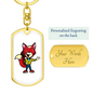 Fox - Luxury Dog Tag Keychain