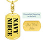 Navy Niece - Luxury Dog Tag Keychain
