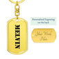 Melvin - Luxury Dog Tag Keychain