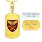 Air Assault Forces Command (Ukraine) - Luxury Dog Tag Keychain