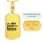 Sphynx - Luxury Dog Tag Keychain