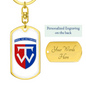 58th Motorized Infantry Brigade (Ukraine) v2 - Luxury Dog Tag Keychain