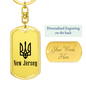 New Jersey - Luxury Dog Tag Keychain