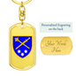 Operational Command East (Ukraine) - Luxury Dog Tag Keychain
