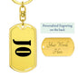 Jo v01 - Luxury Dog Tag Keychain