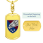 25th Airborne Brigade (Ukraine) - Luxury Dog Tag Keychain