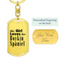 Boykin Spaniel - Luxury Dog Tag Keychain