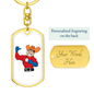 Cowboy - Luxury Dog Tag Keychain