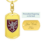 80th Air Assault Brigade (Ukraine) - Luxury Dog Tag Keychain
