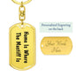 Mastiff's Home - Luxury Dog Tag Keychain