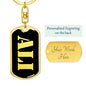 Ali v3 - Luxury Dog Tag Keychain