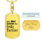 Cesky Terrier - Luxury Dog Tag Keychain