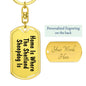 Shetland Sheepdog's Home - Luxury Dog Tag Keychain