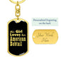 American Bobtail v2 - Luxury Dog Tag Keychain