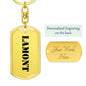 Lamont - Luxury Dog Tag Keychain