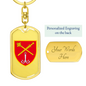 Operational Command South (Ukraine) - Luxury Dog Tag Keychain